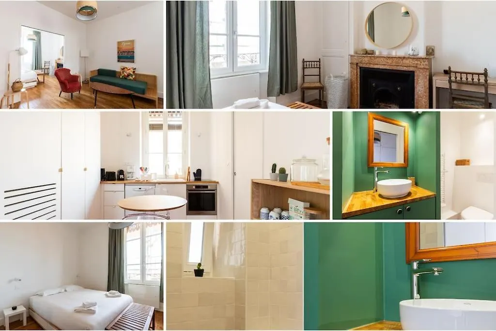 Apartmán Bnbgones - L'Harmonie Feuillat - Montchat - Metro Monplaisir Lyon
